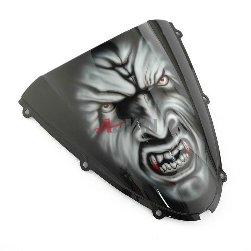 Airbrushed vampire custom windscreen windshield for suzuki fairing motorcycle mu