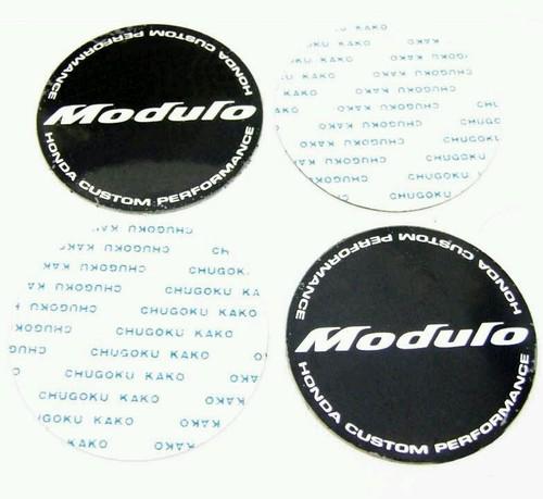 Modulo aluminum sticker wheel center cap emblem logo 56 mm. 4pcs