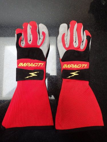 New impact g5 driving gloves small red sfi 3.3/5 34100307