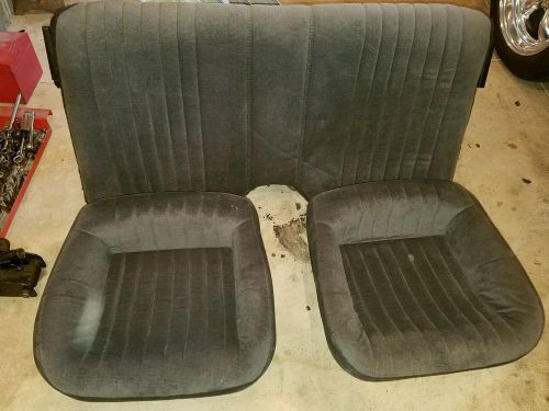 93-02 pontiac firebird trans am rear seat graphite