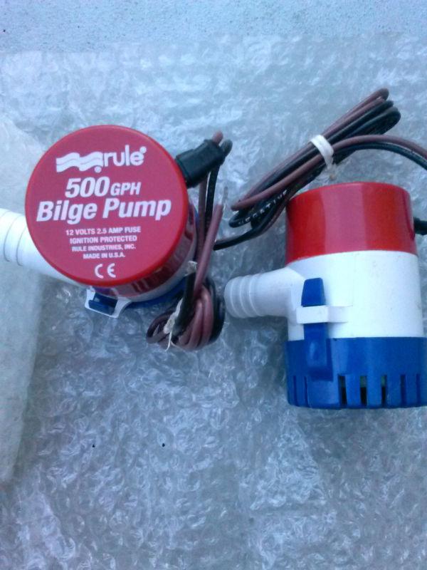  2 kawasaki jet ski "bilge pumps", rule 500gph, new