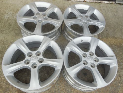 17&#034; 2007 08 09 mitsubishi galant 5 spoke wheels rims 4250a197ha