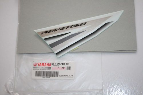 Nos yamaha 5yt-2174g-30 2006 raptor 350 yfm350rv graphic 3 atv emblem