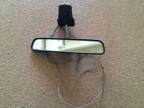 72 gm a-body hardtop lighted rearview mirror - black back - gto cutlass 442 gs