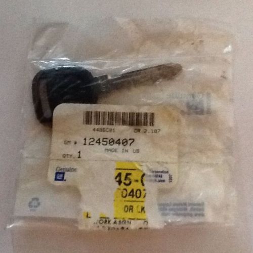 Gm pontiac oem key blank #12450407 nip