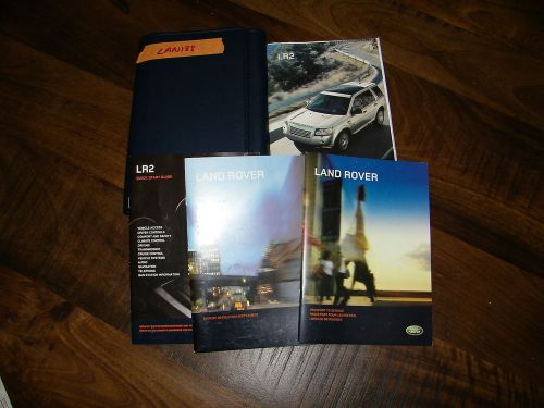 2010 land rover range lr2 lr 2 owners manual with case lan188