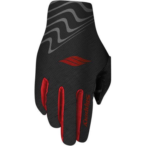 Slippery red medium flex lite watersport gloves
