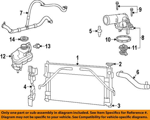 Mopar oem 5058511ae engine coolant recovery tank-reservoir tank