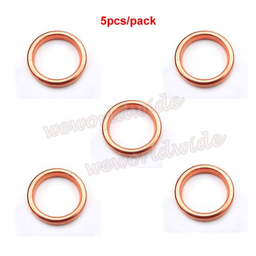 5pcs exhaust muffler pipe gasket for 50cc 110cc 125cc ssr atv quad pit dirt bike