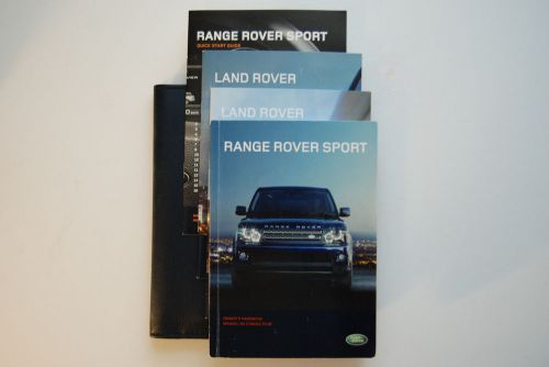 2010 range rover sport owners manual  with case land rover oem