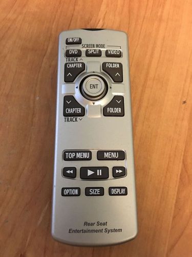 2011 2012 2013 2014 toyota  rear seat entertainment control remote  86170-45070