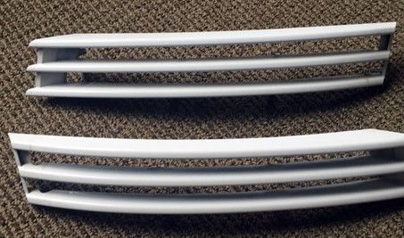 Range rover oem l405 2013+ fuji white painted front bumper grilles