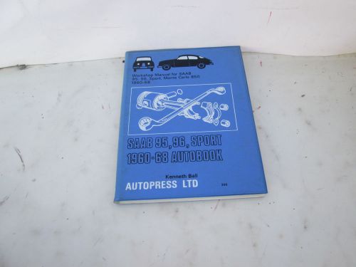 Saab 95 96 sport 1960-68 monte carlo 850 autobook workshop manual