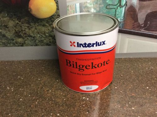 Interlux bilgekote bilge area boat coating, white, gallon yma102