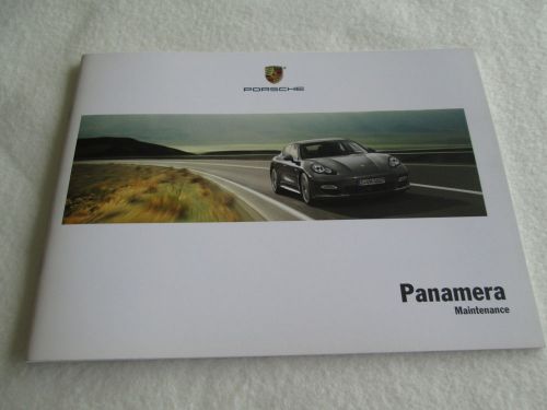 2013 porsche panamera service book 4 gts turbo s hybrd unused maintenance manual