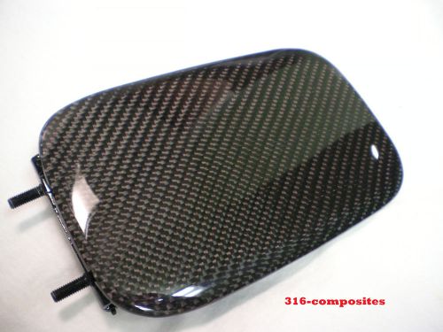 99-05 bmw 3 series e46 sedan carbon fiber fuel door gas lid