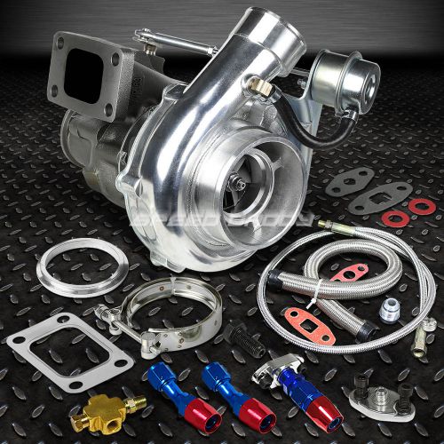 T04e t3/t4 ar.63 anti-surge 300+hp polish turbo charger+wg+oil feed+drain line