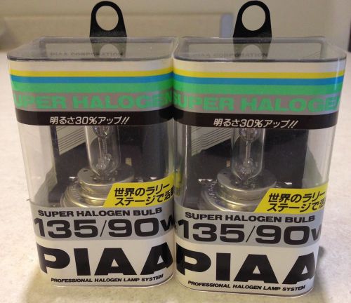 Piaa super halogen bulbs 135w/90w 135/90w h4 14135 new 12v lamp h4x13590 b-36 