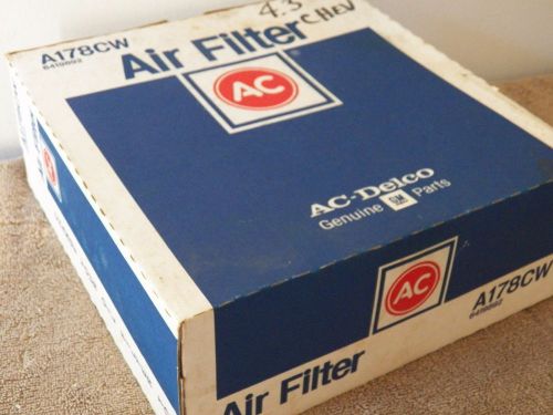 Ac-delco air filter a178cw for cars/blazer/jimmy various 77-92