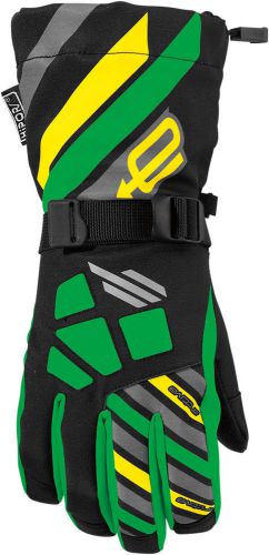 Arctiva snow snowmobile kids 2017 ravine gloves (black/green) youth x-small