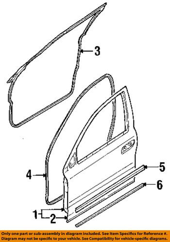 Ford oem 9g1z5420708b front door-weather strip on body