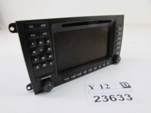 2004 porsche cayenne gps navigation display screen radio thru vin 4la70394 oem