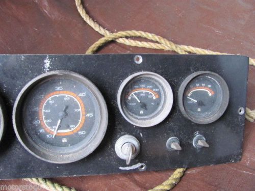 Citation boat instrument cluster, tempo dash gauges, tach to temp 22 x 5 1/2&#034;