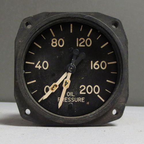 Purchase Vintage Auto Lite Dual Oil Pressure Indicator AN5772-2 10226-A ...