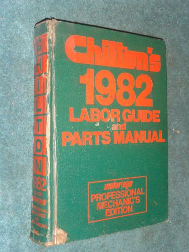 1976-1982 chevy ford camaro vette mustang firebird+ flat rate &amp; parts manual