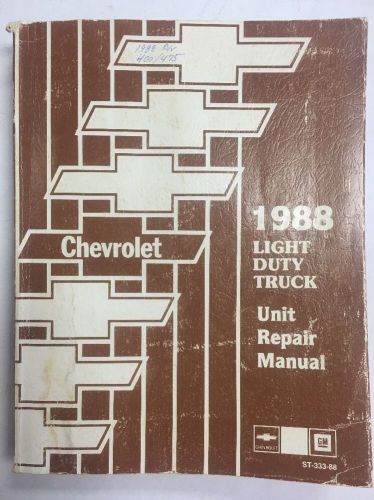 1988 chevrolet light duty truck unit repair manual