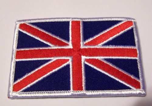 #0488 motorcycle vest patch british flag