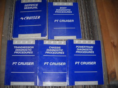 2002 chrysler pt cruiser repair shop service manual set w diagnostics oem mopar