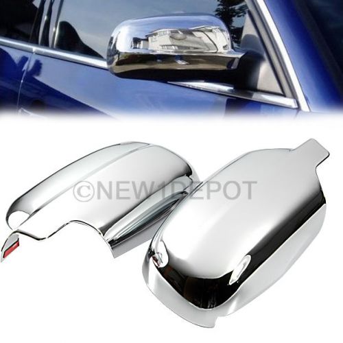 For vw jetta passat 99 00 01 02 03 2004 triple chrome side mirror cover trims nd