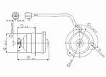 Tyc 630730 radiator fan motor