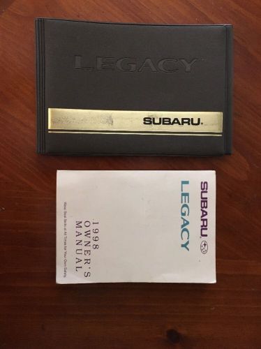 1998 subaru legacy owners manual. vgc