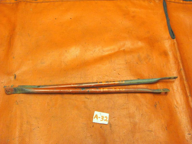 Triumph tr250, tr4, original wheel well to radiator shroud support bars, gc!!