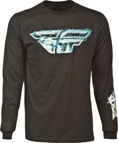 Fly racing black focus long sleeve t-shirt tee