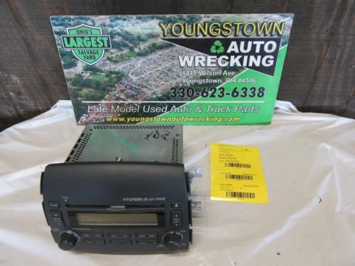 Audio equipment receiver am-fm-stereo-cd-mp3 w/satellite fits 08 sonata 1530132