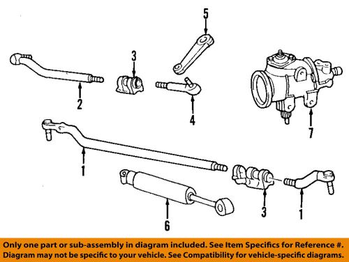 Ford oem 05-08 f-350 super duty steering gear-pitman arm 5c3z3590ba