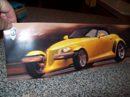 1998 plymouth prowler dealership sales brochure