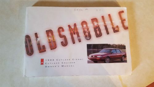 1994 oldsmobile cutlass ciera owners manual