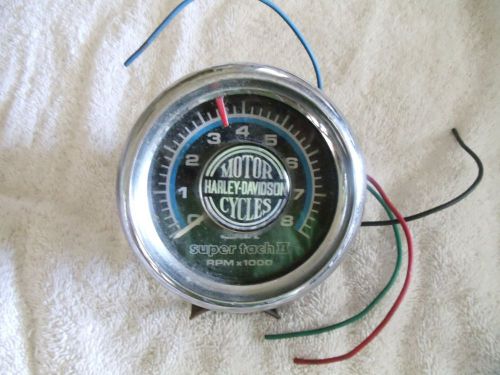 Harley davidson sun super tach ii tachometer