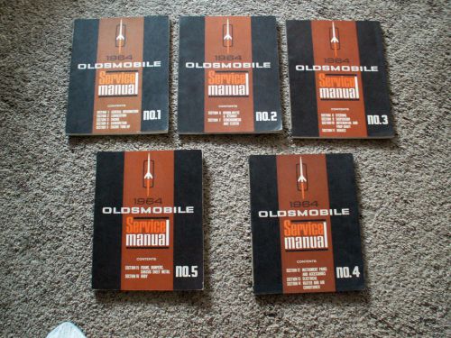 Oldsmobile 1964 service manuals  set of 5  original