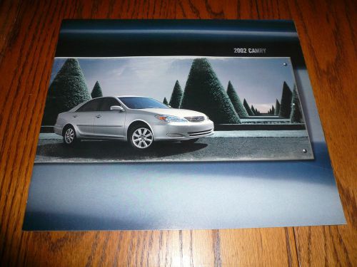 2002 toyota camry sales brochure