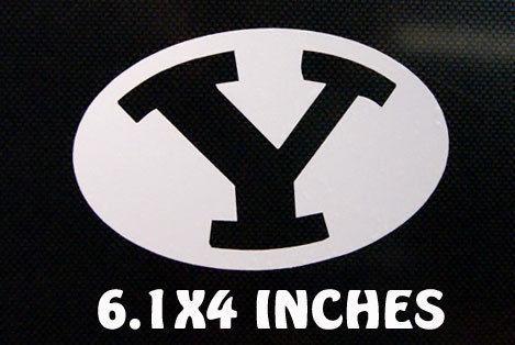 Byu logo logo car window laptop decal sticker