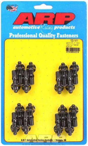 Arp header stud 1.500 in 12 point nuts black oxide universal 16 pc 100-1411