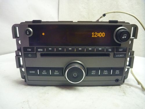 2009 09 saturn vue radio cd mp3 player aux input for ipod 20790696 sj90612