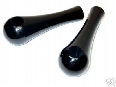 Usa black ano  6" smooth ball top  risers 