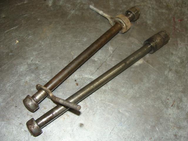 1976 honda trail ct 70 ct70 front & rear axle