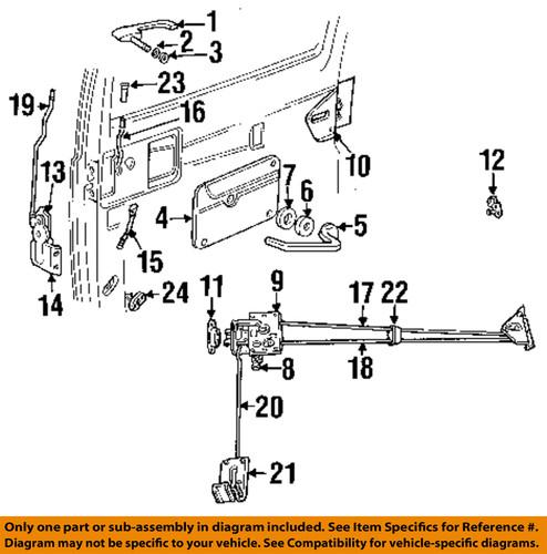 Dodge oem 55076303 side loading door-handle, outside